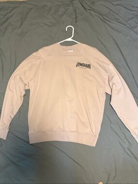 Gymshark Men's Crewneck Sweater in Pale Pink